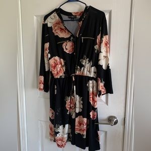 Black Floral Dress